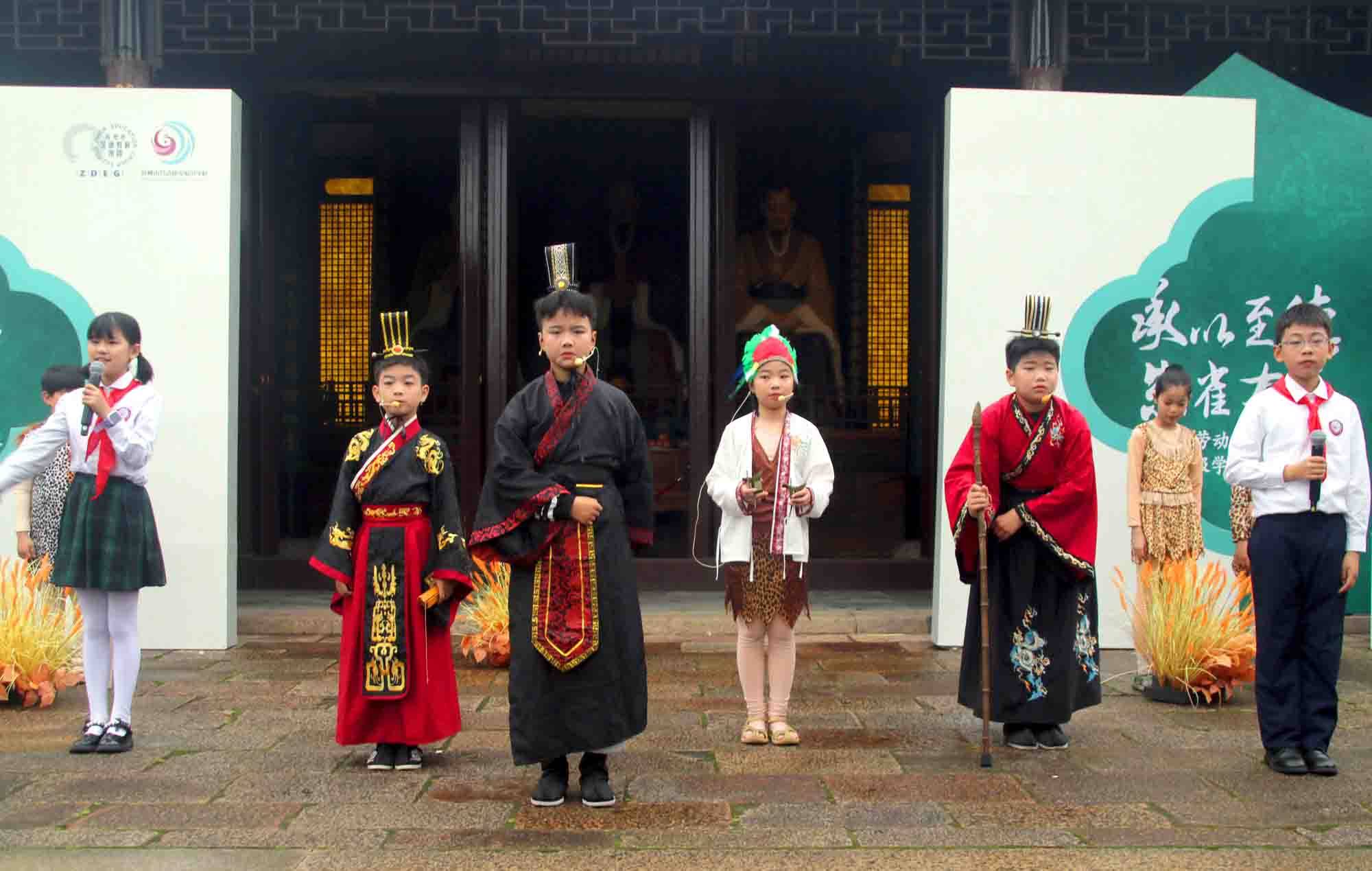 蘇州市勞動路實驗小學：兒童劇《泰伯奔吳》沉浸式再現吳地傳奇