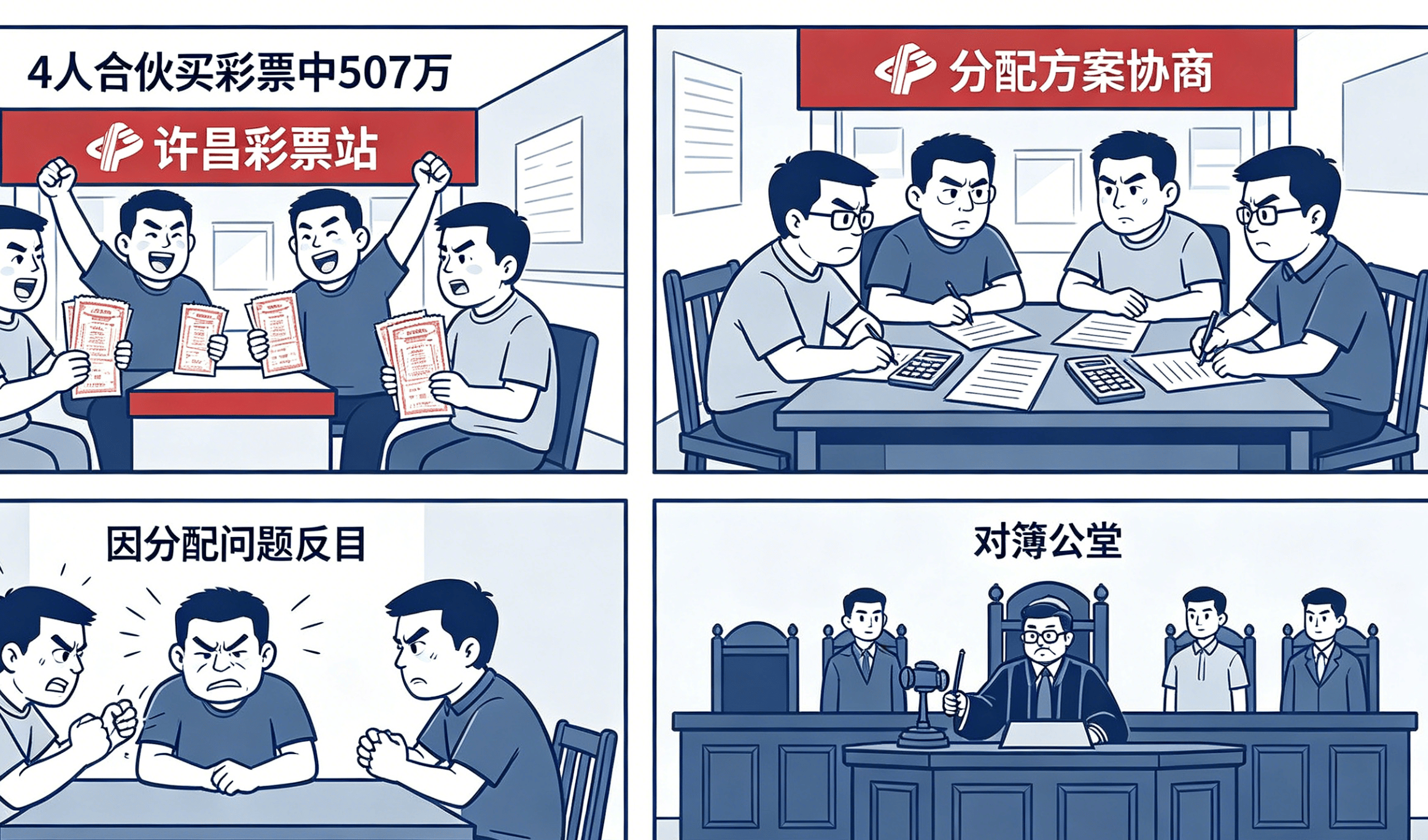 原創合夥購彩起紛爭：法律為 "君子協定" 撐腰，更需防患未然